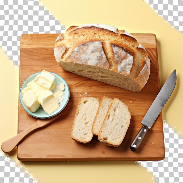 Fresh bread and butter